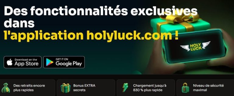 Holyluck Casino application mobile
