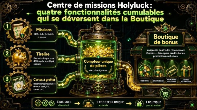 Holyluck Casino missions
